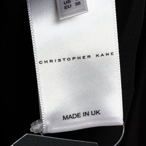 Christopher Kane Resort 2014 Black Embroidered Wool-Crepe Mini Dress - Picture 9 of 10